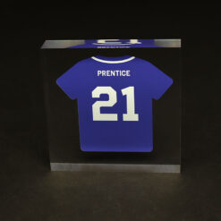 Personalised Football Shirt Block_Black Background Front