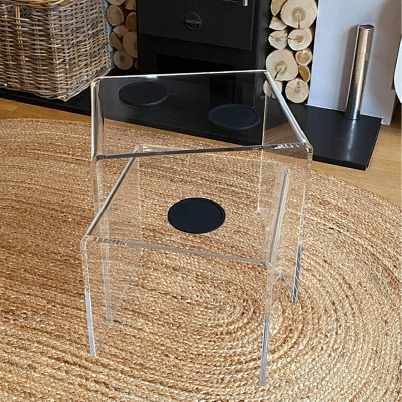 Clear Acrylic Table Nest