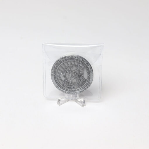 NHS Covid-19 Coin_Clear Coin Stand in Bag