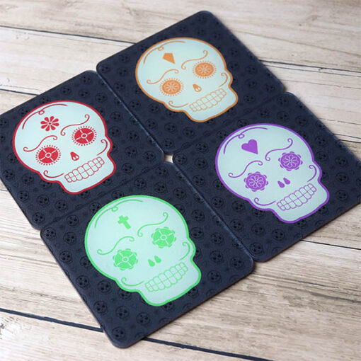 Day of the Dead Set of 4 Coasters
