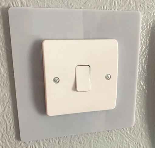 Light Switch / Socket Surround - Grey Single
