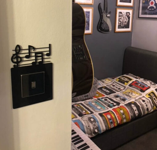 Music Notes Light Switch Surround