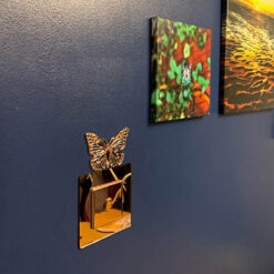 Light Switch / Socket Surround - Rose Gold Butterfly 2