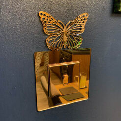 Light Switch / Socket Surround - Rose Gold Butterfly