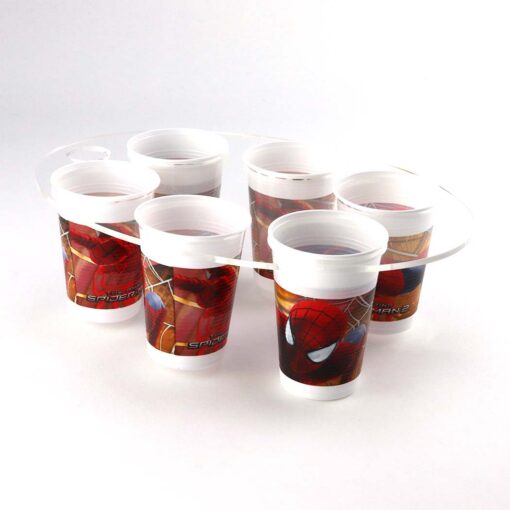 Small Acrylic Serving Trays for Plastic Cups - Oval