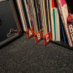 A B C Vinyl Record Dividers - In Situ