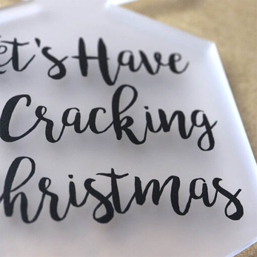 Let's Have a Cracking Christmas Sign