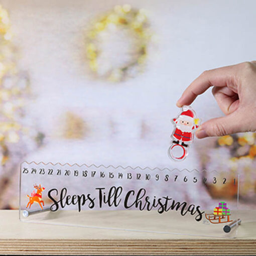 Sleeps Till Christmas Countdown Plaque