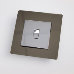 Bronze Mirror Light Switch Surrounds / Socket Surrounds