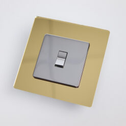 Gold Mirror Light Switch Surrounds / Socket Surrounds